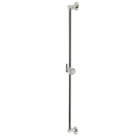 Kingston Brass K183A6PN 30-Inch Brass Shower Slide Bar, Polished Nickel K183A6PN